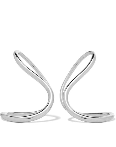Charlotte Chesnais Slide Silver Earrings